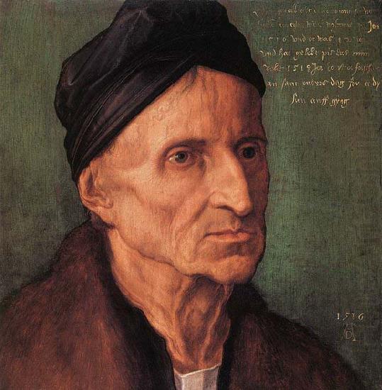 Albrecht Durer Portrait of Michael Wolgemut oil painting picture